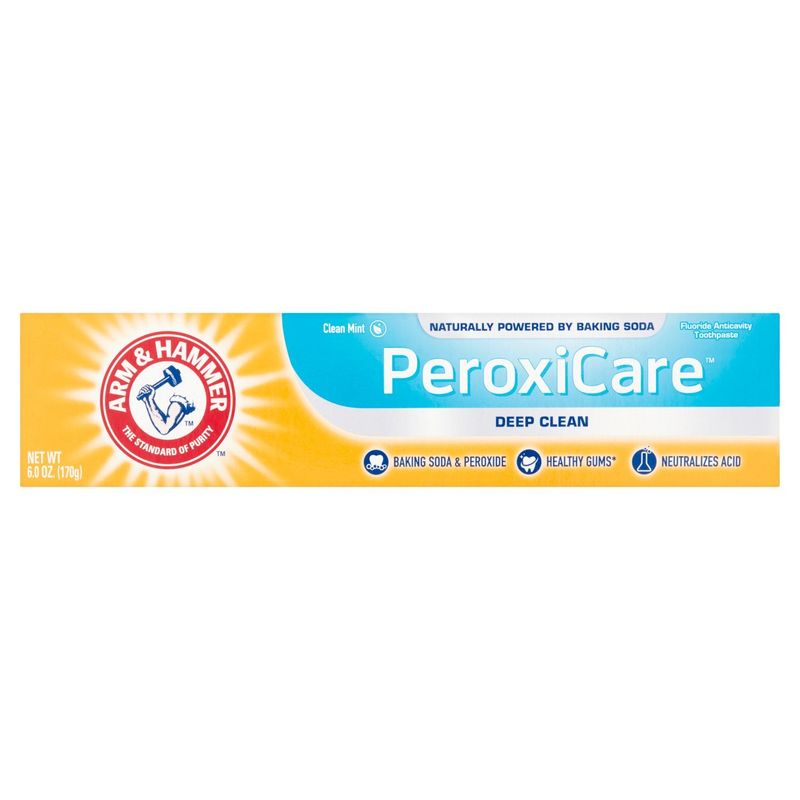 Arm &amp; Hammer PeroxiCare Deep Clean Clean Mint Toothpaste, 6.0 oz