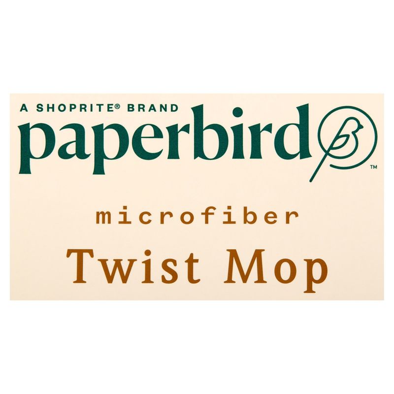 Paperbird Microfiber Twist Mop