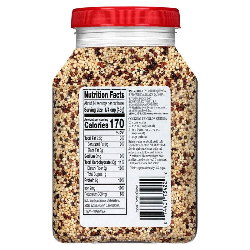 RiceSelect Tri-Color Quinoa, 22 oz