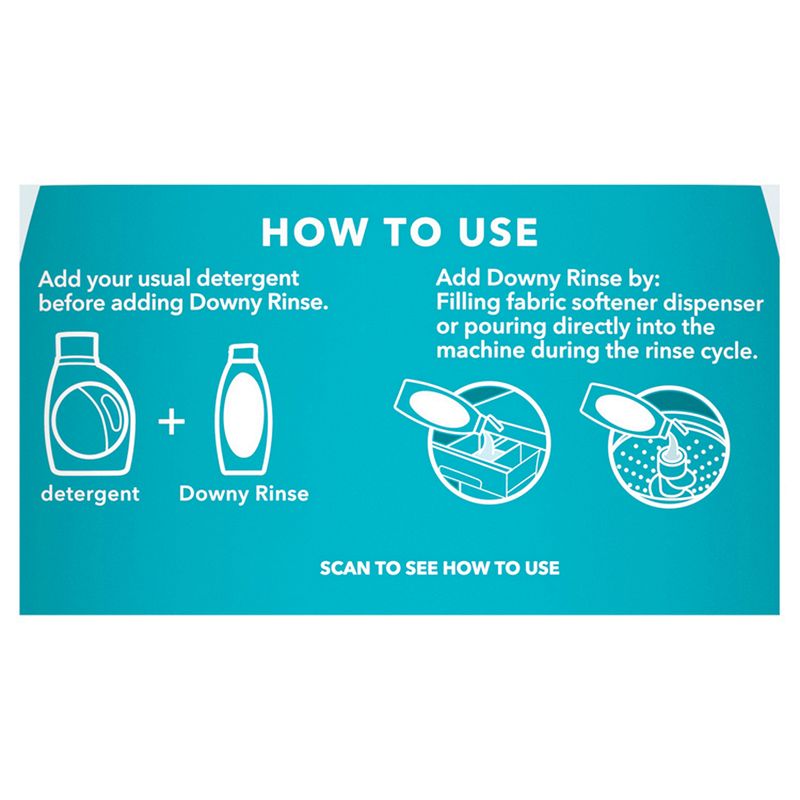 Downy Rinse &amp; Refresh Cool Cotton Fabric Rinse, 48 fl oz