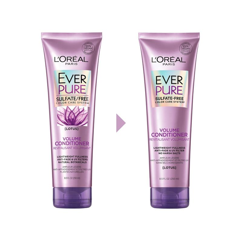 L'Oreal Paris EverPure Volume Sulfate Free Conditioner For Fine Hair, 8.5 fl. oz.