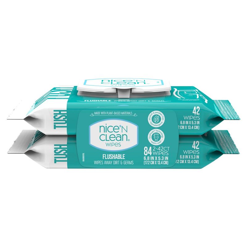 Nice 'n Clean Moist Toilet Tissue 84ct Bundle