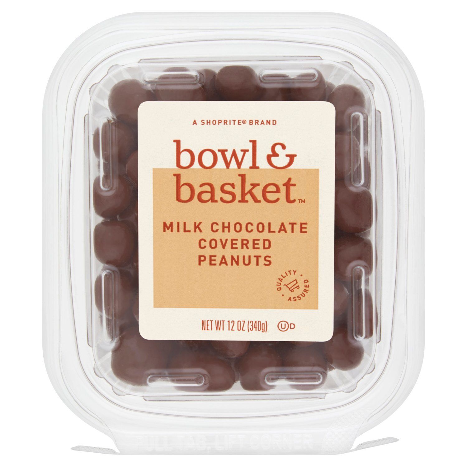 Bowl &amp; Basket Milk Chocolate Covered Peanuts, 12 oz