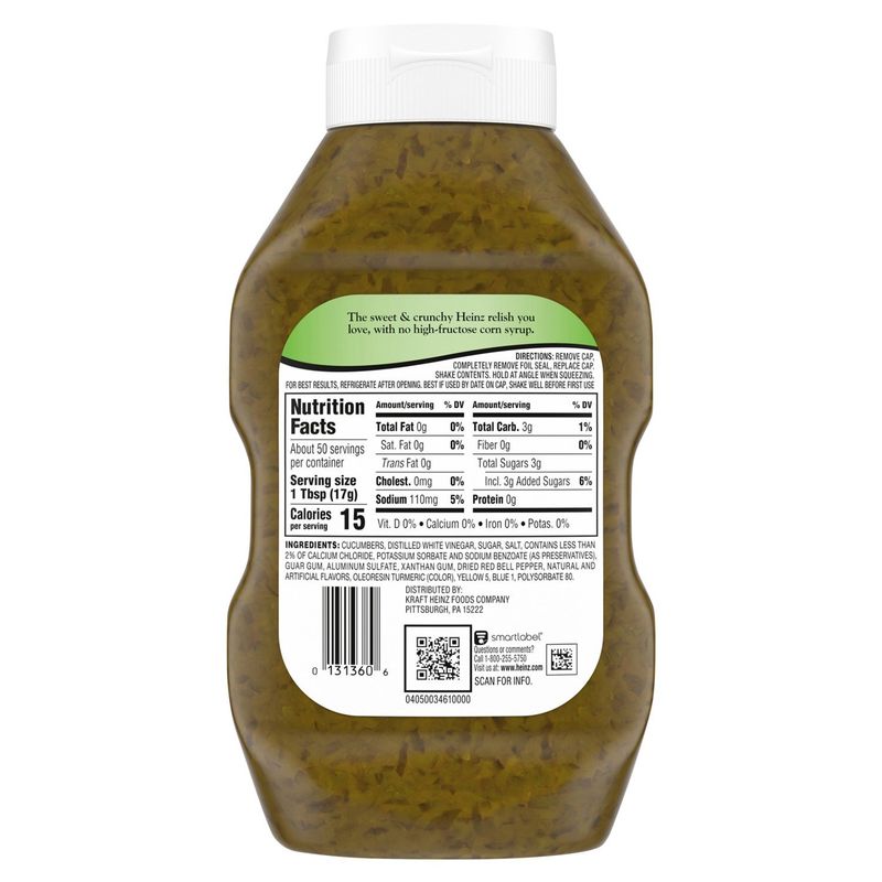 Heinz Sweet Relish, 26 fl oz