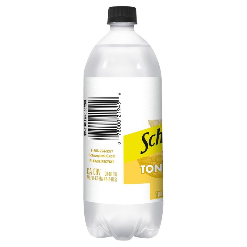 Schweppes Diet Tonic Water, 33.8 fl oz