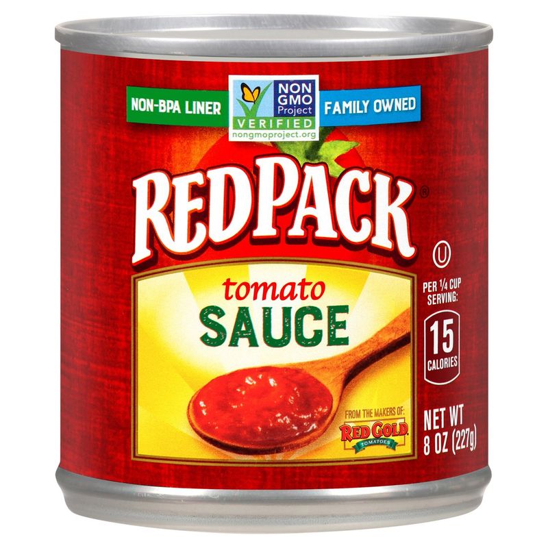 Red Gold RedPack Tomato Sauce, 8 oz