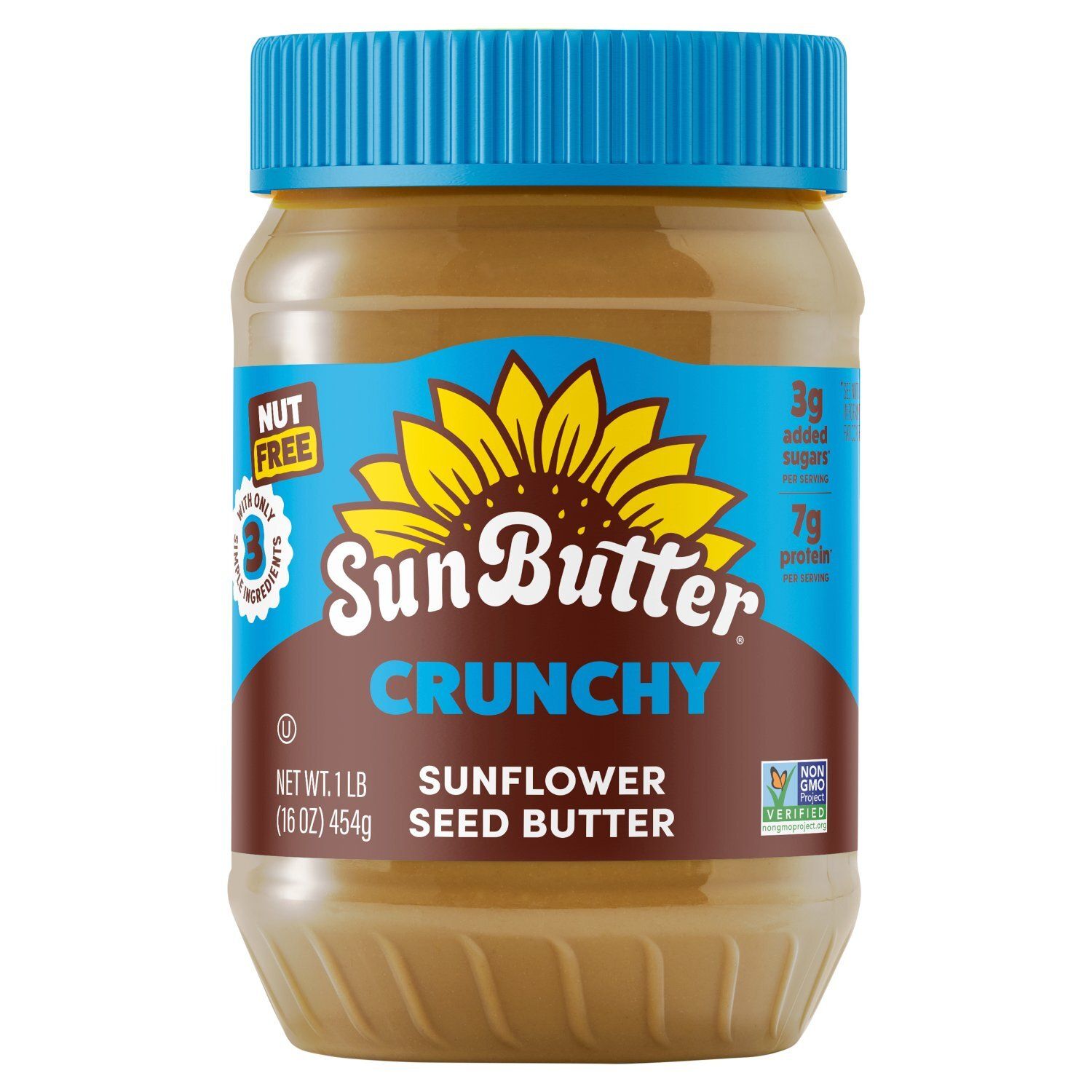 SunButter Crunchy Sunflower Seed Butter, 1 lb