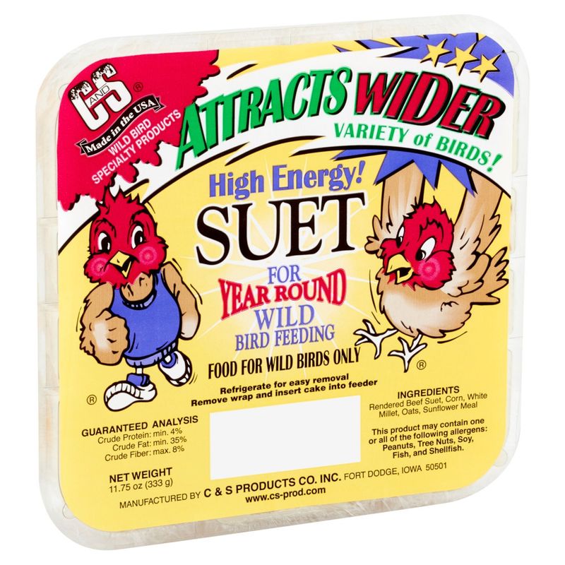 C&amp;S Suet Bird Food, 11.75 oz