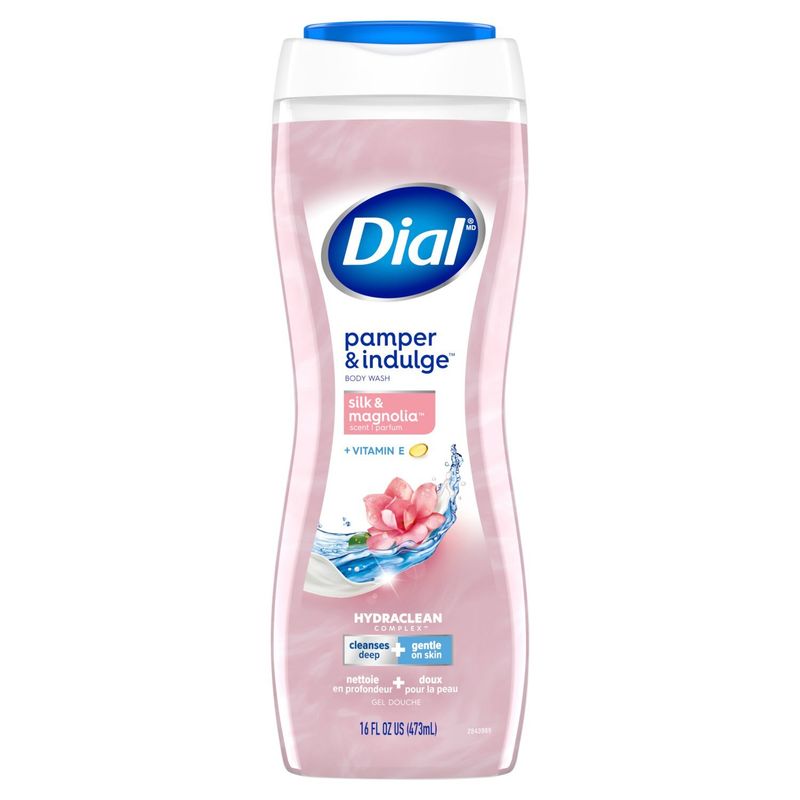 Dial Pamper &amp; Indulge Silk &amp; Magnolia Body Wash, 16 fl oz