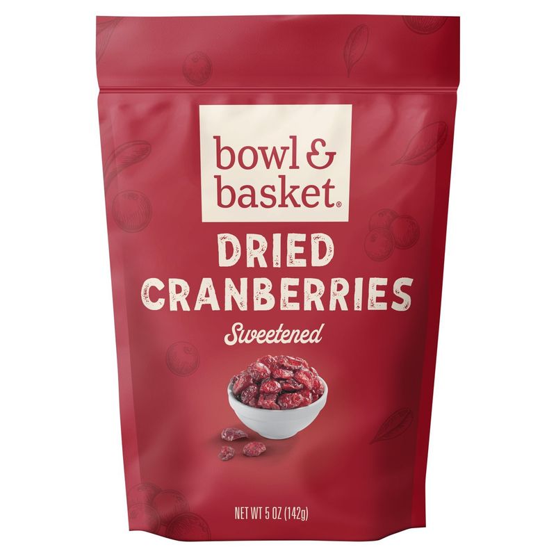 Bowl &amp; Basket Sweetened Dried Cranberries, 5 oz