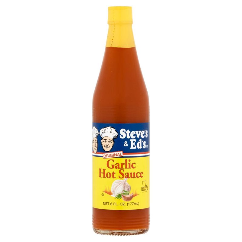 Steve's &amp; Ed's Original Garlic Hot Sauce, 6 fl oz