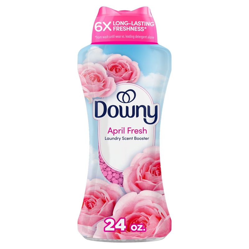 Downy April Fresh In-Wash Laundry Scent Booster Beads, 24 oz, laundry scent beads,  Long-lasting Fr