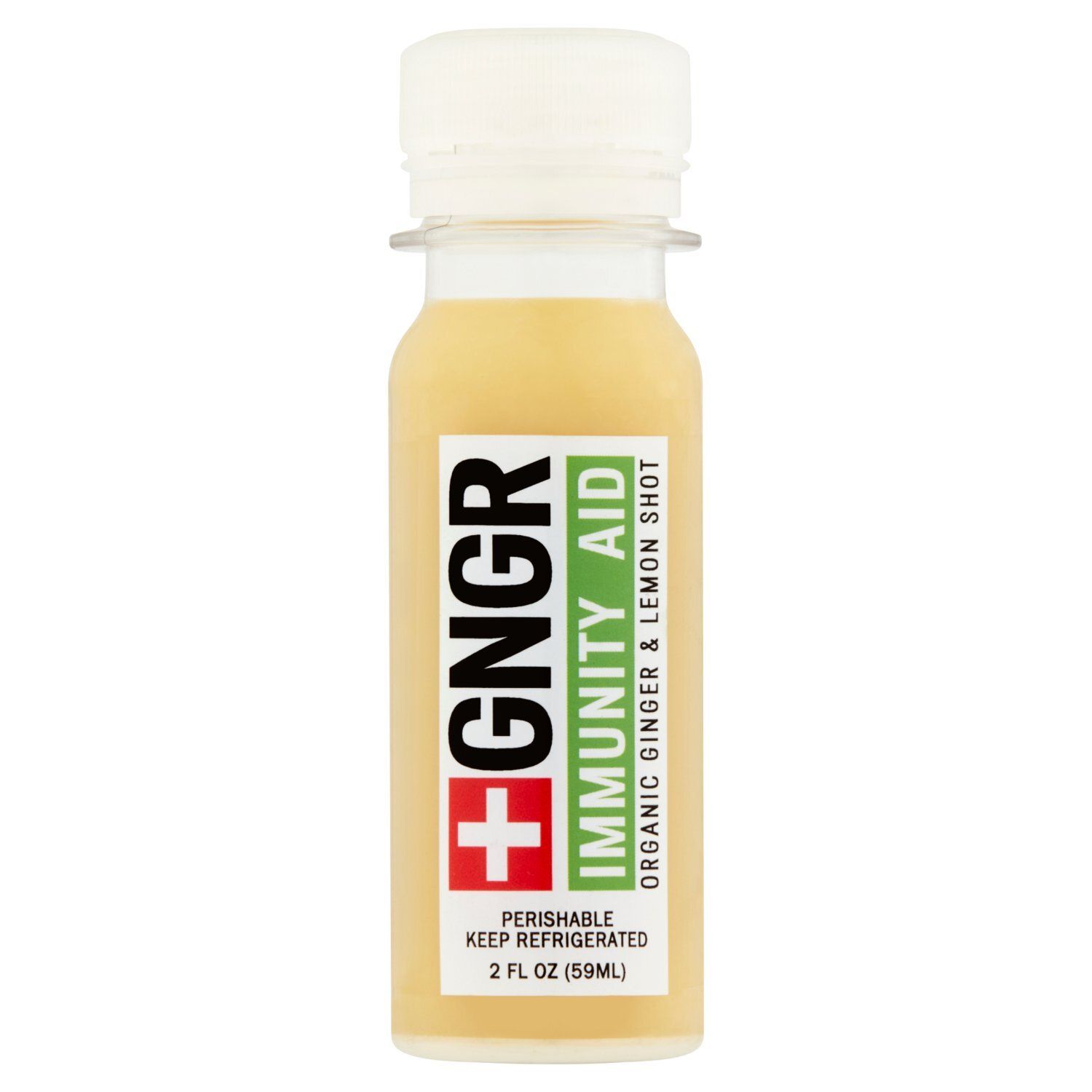 GNGR Immunity Aid Organic Ginger &amp; Lemon Shot, 2 fl oz