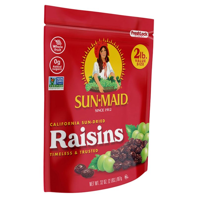 Sun-Maid California Sun-Dried Raisins, 32 oz