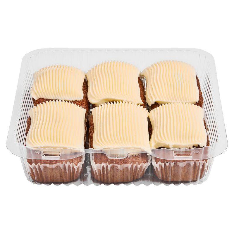 Mini Carrot Cake with Cream Cheese Icing, 6 Pack