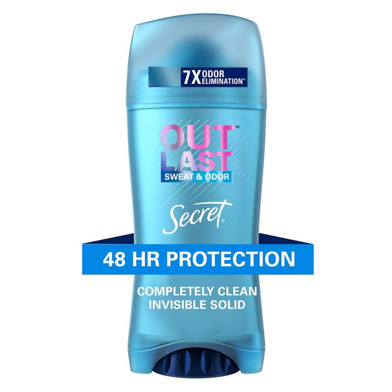 Secret Outlast Completely Clean Sweat &amp; Odor Antiperspirant/Deodorant, 2.6 oz