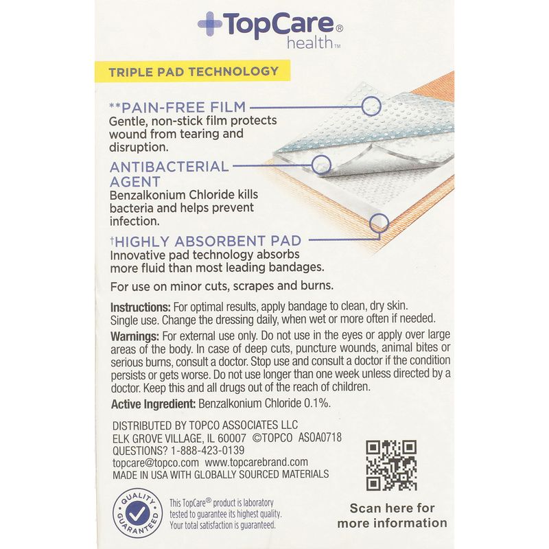 TopCare Fabric Bandages, 30 each