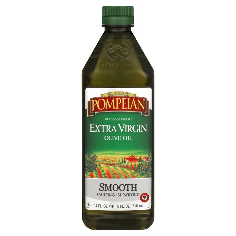 Pompeian Smooth Extra Virgin Olive Oil, 24 fl oz