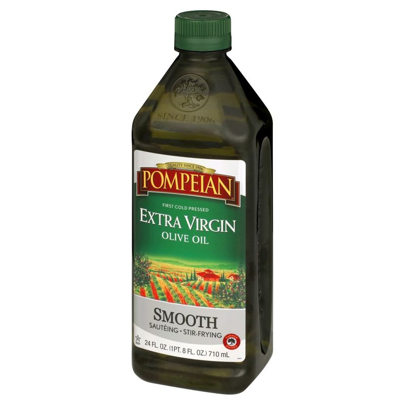 Pompeian Smooth Extra Virgin Olive Oil, 24 fl oz