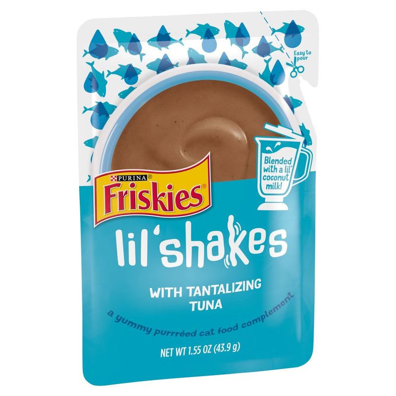 Purina Friskies Lil' Shakes Cat Food with Tantalizing Tuna, 1.55 oz