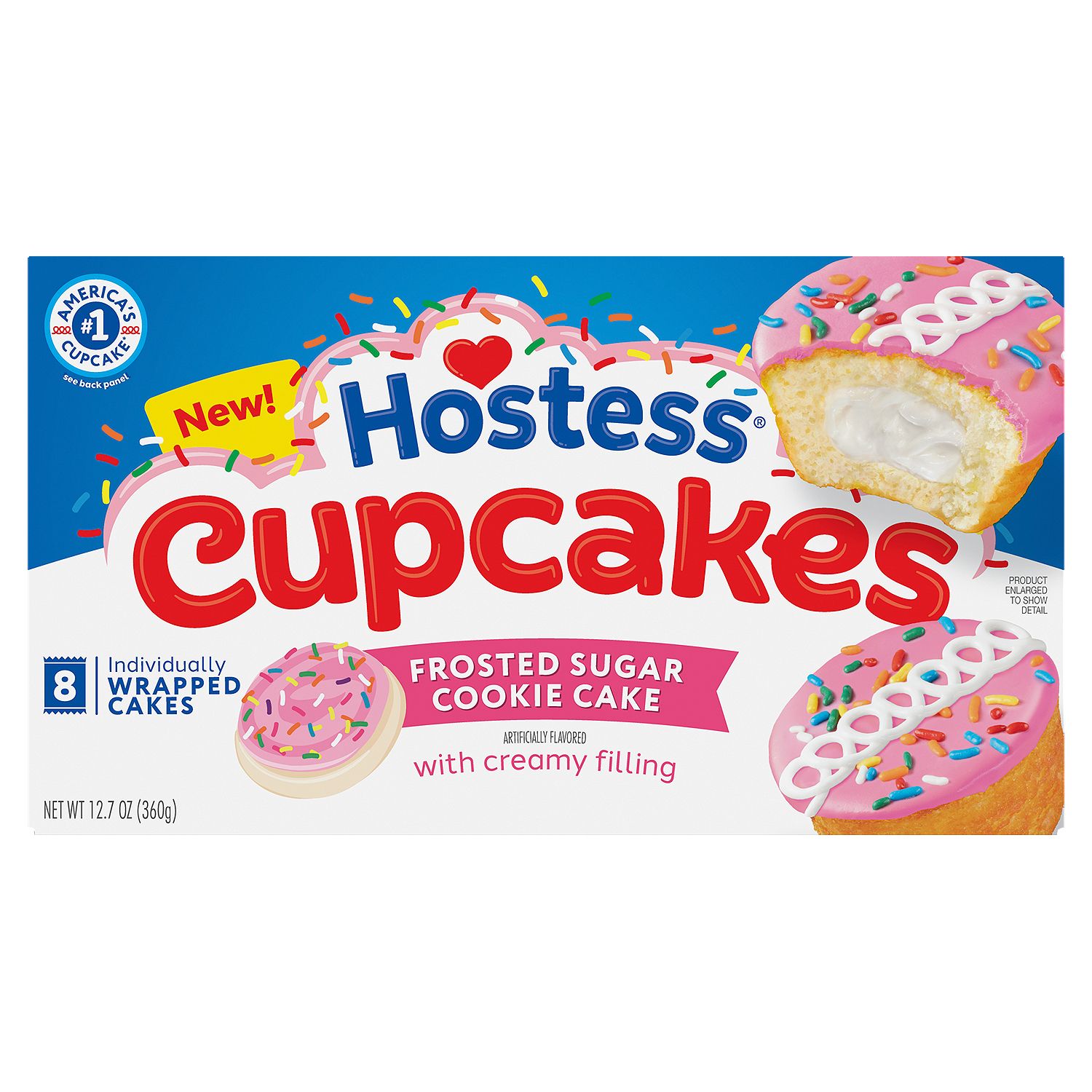 Hostess Cupcakes Frosted Sugar Cookie Cake, 8 count, 12.7 oz