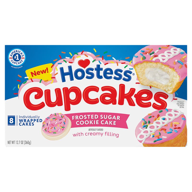 Hostess Cupcakes Frosted Sugar Cookie Cake, 8 count, 12.7 oz
