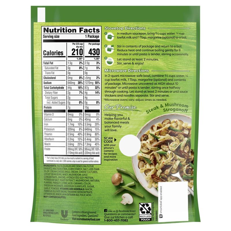 Knorr Pasta Sides Stroganoff 4 oz
