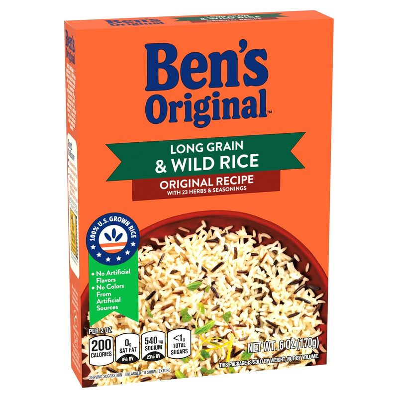 Ben's Original Original Recipe with 23 Herbs &amp; Seasonings Long Grain &amp; Wild Rice, 6 oz