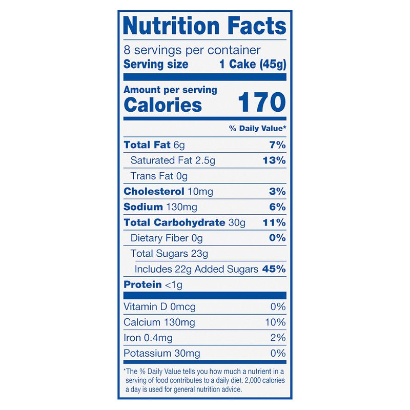 Hostess Cupcakes Frosted Sugar Cookie Cake, 8 count, 12.7 oz