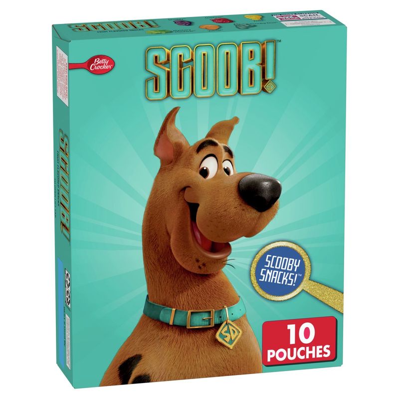 Betty Crocker Scoob! Assorted Fruit Flavored Snacks, 0.8 oz, 10 count
