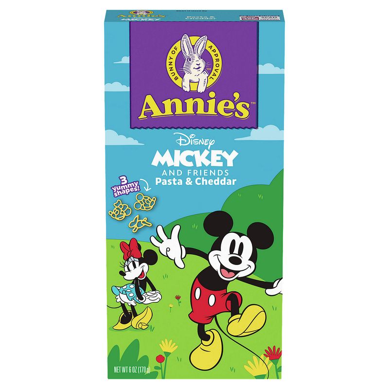 Annie's Disney Mickey and Friends Pasta &amp; Cheddar, 6 oz