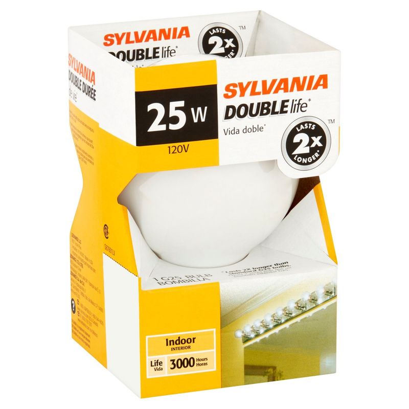 Sylvania Double Life 25W Bulb