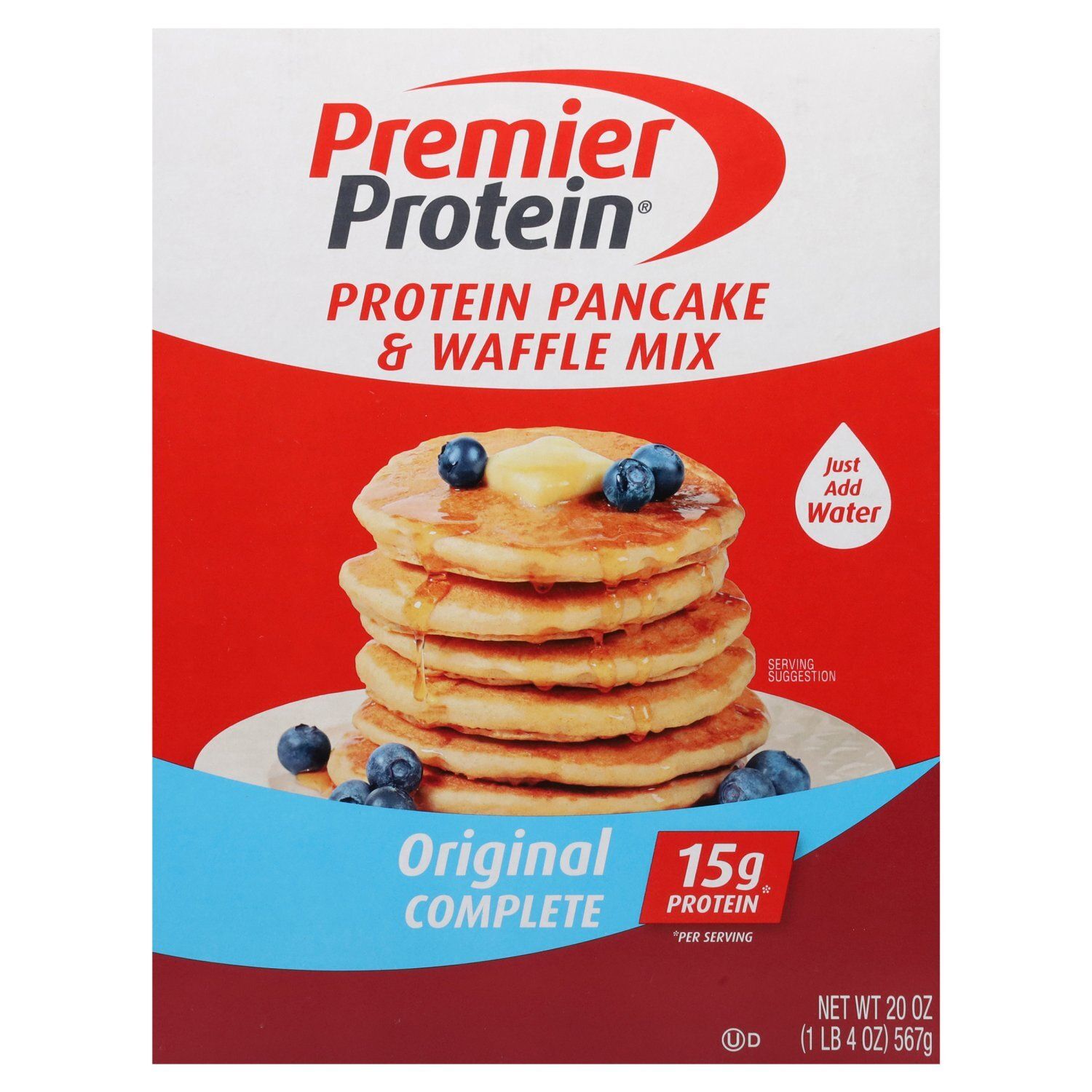 Premier Protein Original Complete Protein Pancake &amp; Waffle Mix, 20 oz