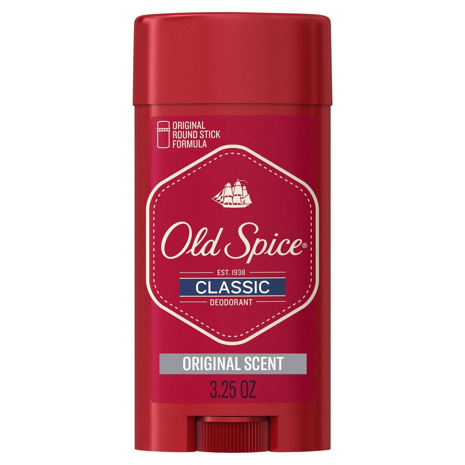 Old Spice Classic Original Scent Deodorant, 3.25 oz