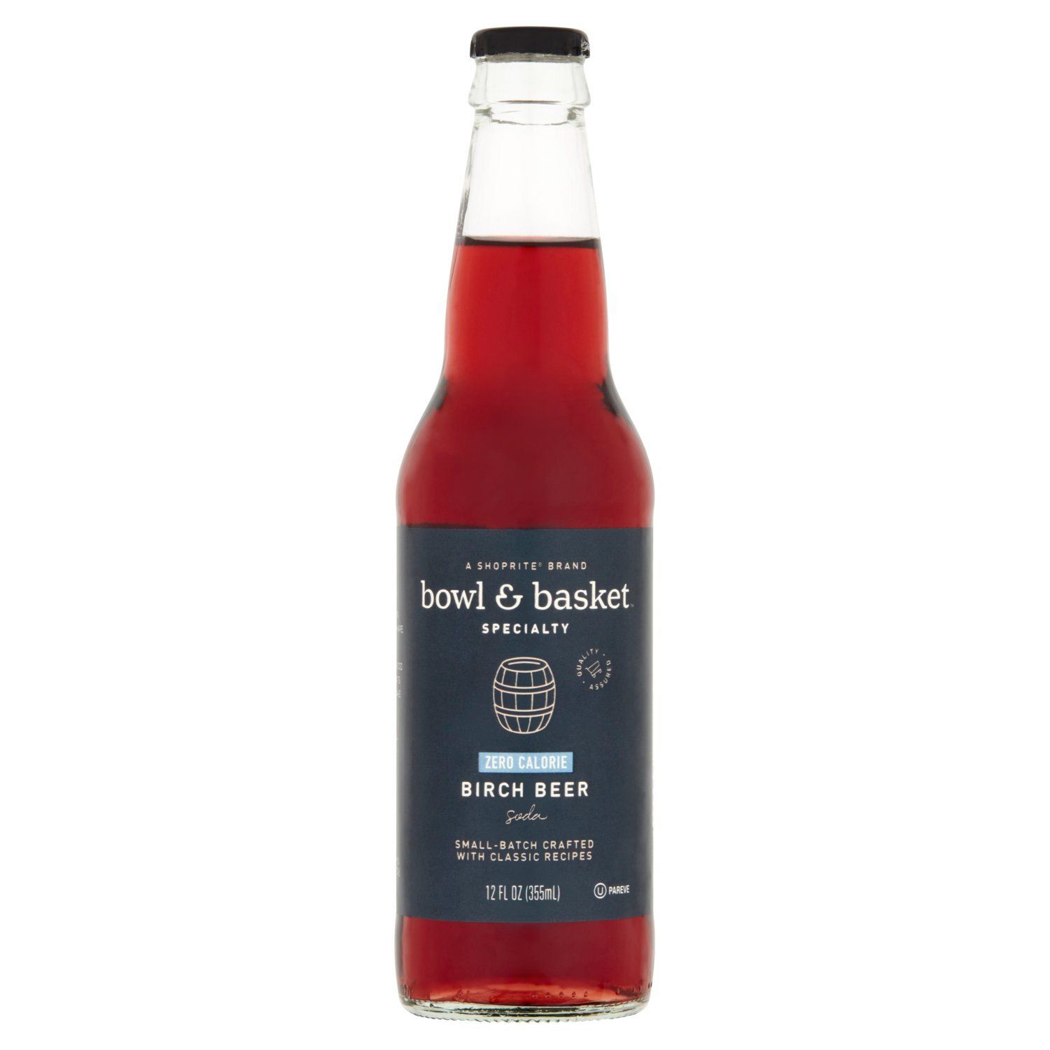 Bowl &amp; Basket Specialty Zero Calorie Birch Beer Soda, 12 fl oz