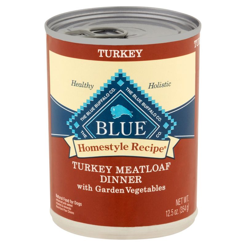 The Blue Buffalo Co. Blue Homestyle Recipe Turkey Meatloaf Dinner Natural Food for Dogs, 12.5 oz