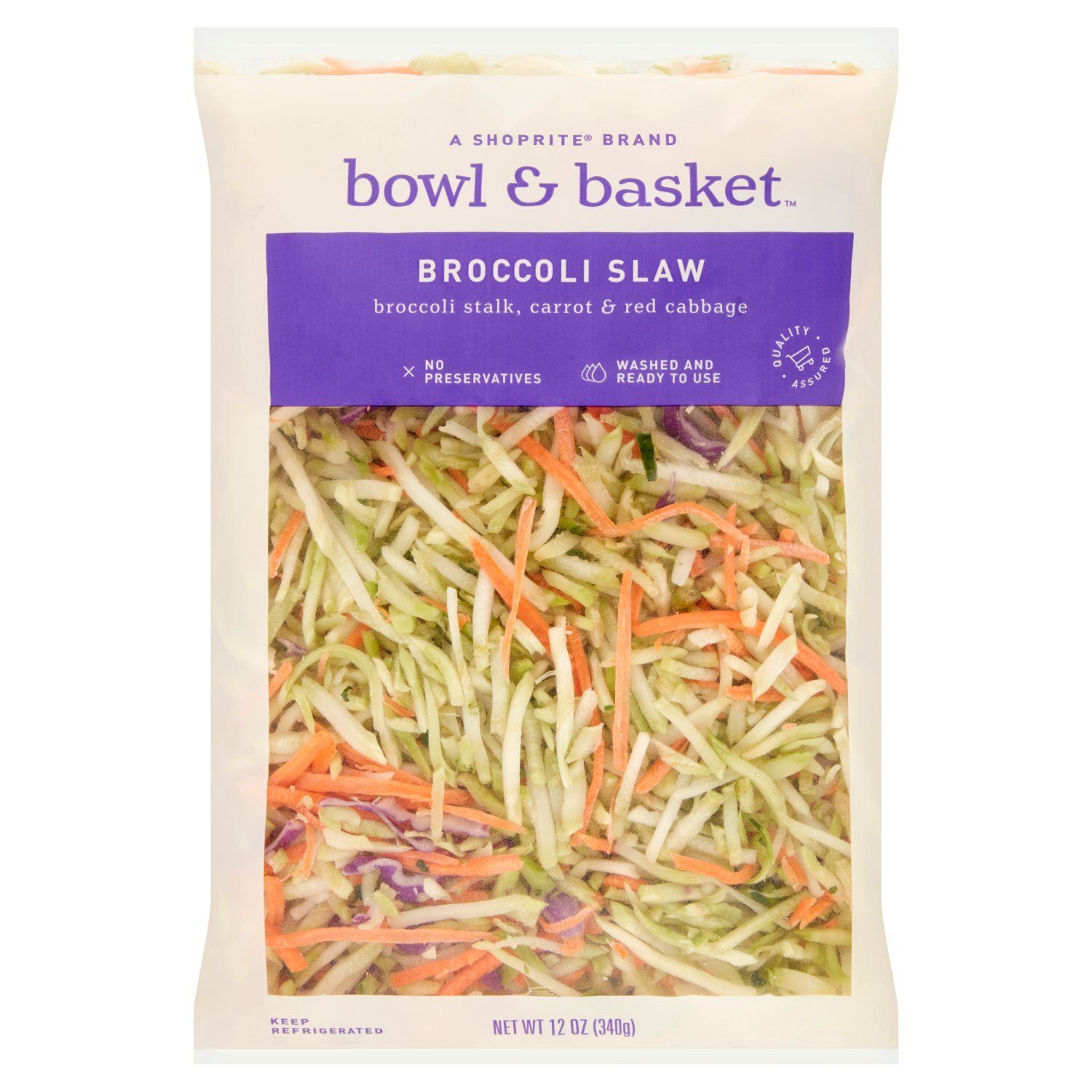 Bowl &amp; Basket Broccoli Slaw, 12 oz bag