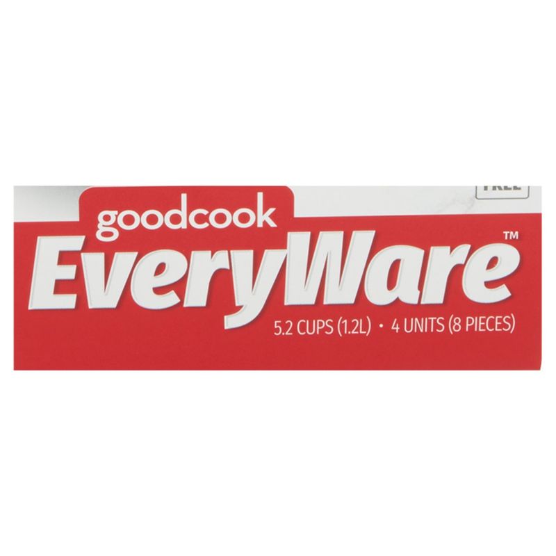 GoodCook EveryWare Food Container 4-pack Set Large Squares