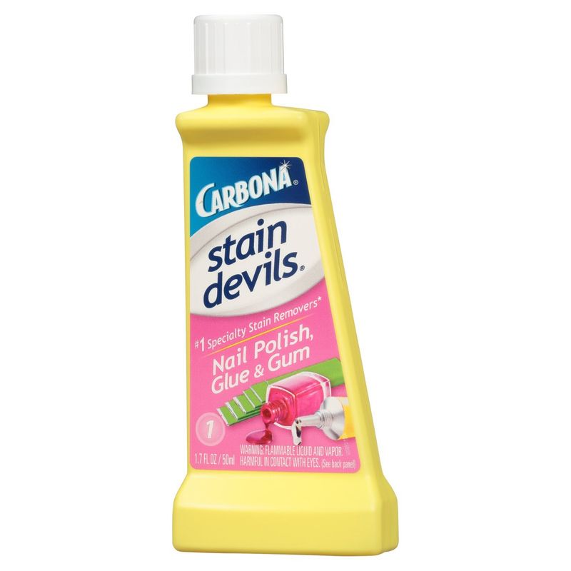 Carbona Stain Devils Nail Polish, Glue &amp; Gum Stain Remover, 1.7 fl oz