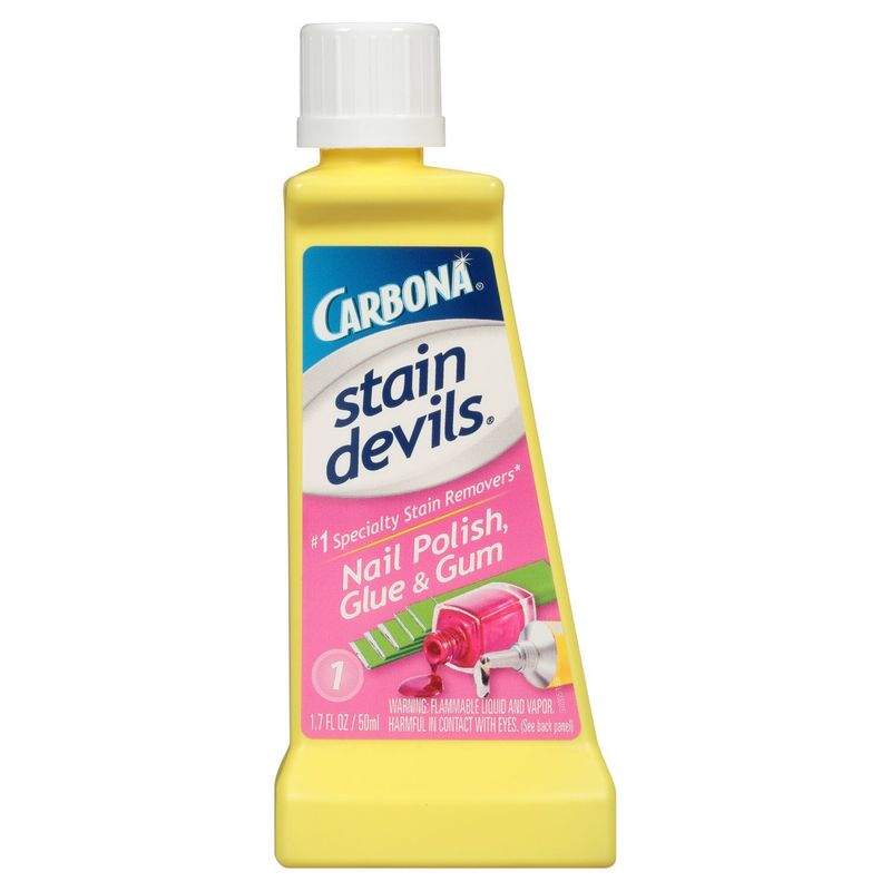 Carbona Stain Devils Nail Polish, Glue &amp; Gum Stain Remover, 1.7 fl oz