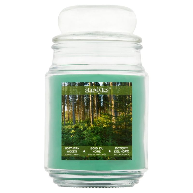 Star Lytes Northern Woods Scented Candle, 18 oz