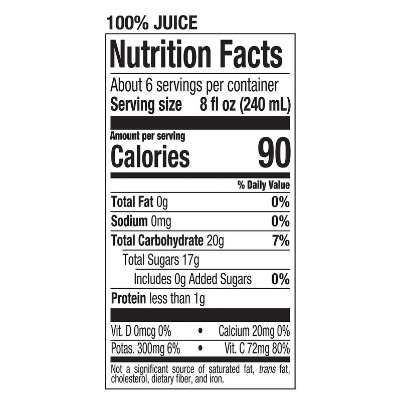 Tropicana Red Pure Premium 100% Grapefruit Juice, 46 fl oz