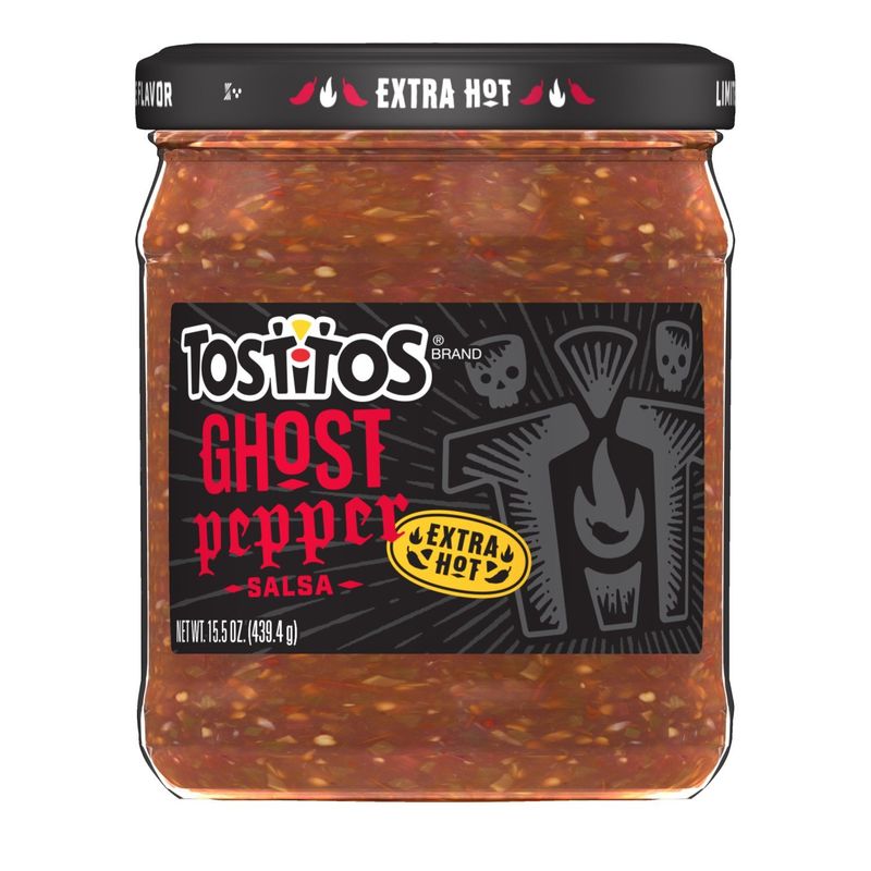 Tostitos Salsa Dip Ghost Pepper 15.5 Oz