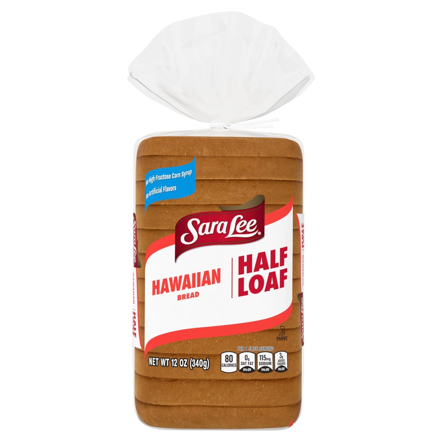 Sara Lee Half Loaf Hawaiian Bread, 12 oz