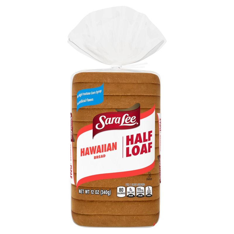 Sara Lee Half Loaf Hawaiian Bread, 12 oz