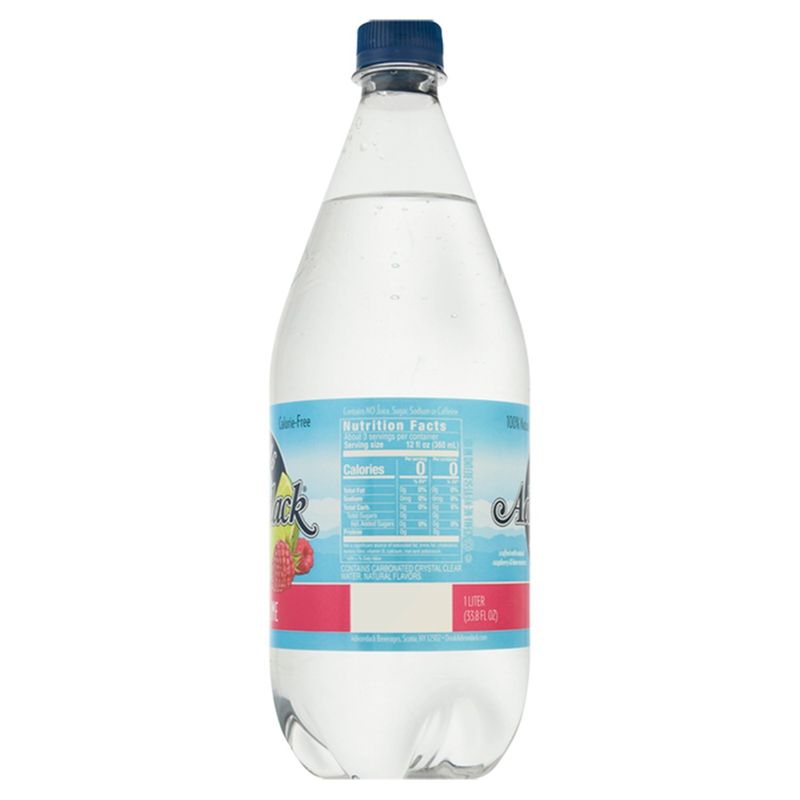 Adirondack Raspberry Lime Sparkling Seltzer Water, 33.8 fl oz