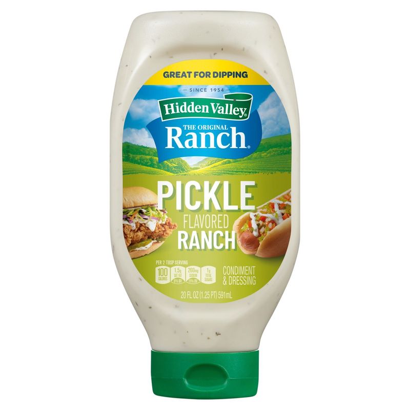 Hidden Valley The Original Ranch Pickle Flavored Condiment &amp; Dressing, 20 fl oz