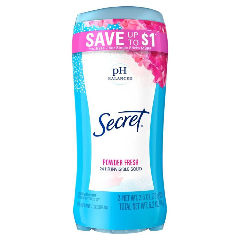 Secret Powder Fresh Antiperspirant / Deodorant, 5.2 oz, 2 count