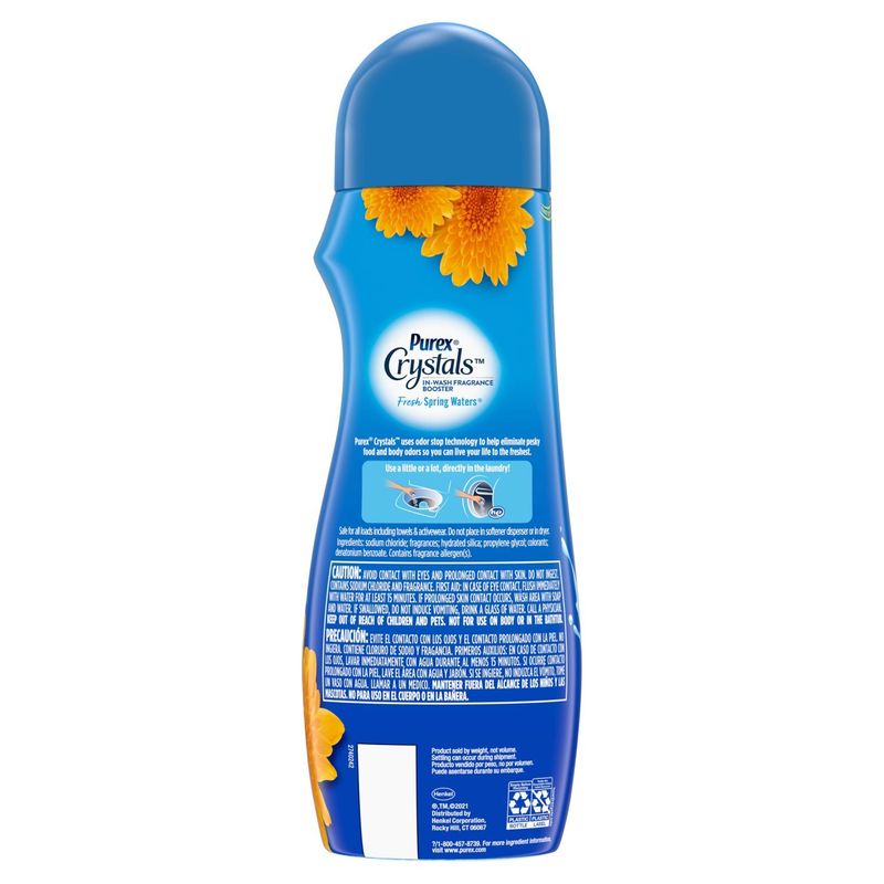 Purex Crystals Fresh Spring Waters 2in1 In-Wash Fragrance Booster, 1.31 lb