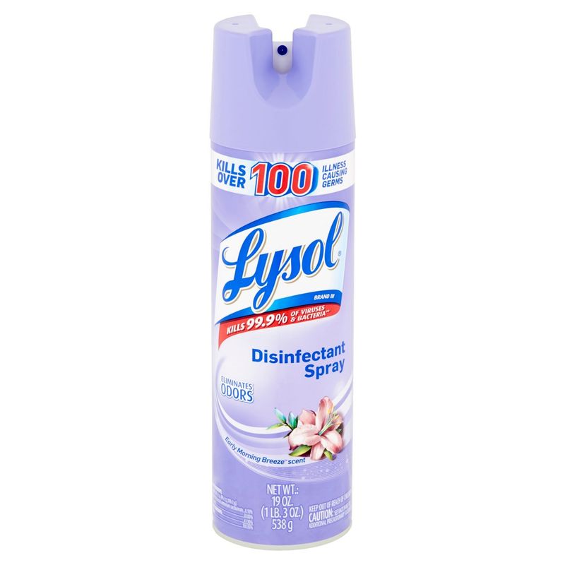 Lysol Early Morning Breeze Scent Disinfectant Spray, 19 oz